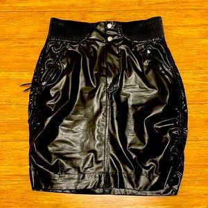 Isabel Marant black mini skirt